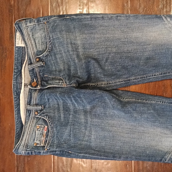 Diesel Lowky SP Premi Stretch Denim Button Back Straight Leg  #ash 008JS Size 29 - Picture 2 of 9